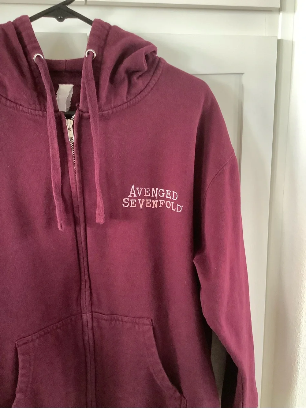 AVENGED SEVENFOLD Men's Maroon Med.Hoodie Sweatshirt